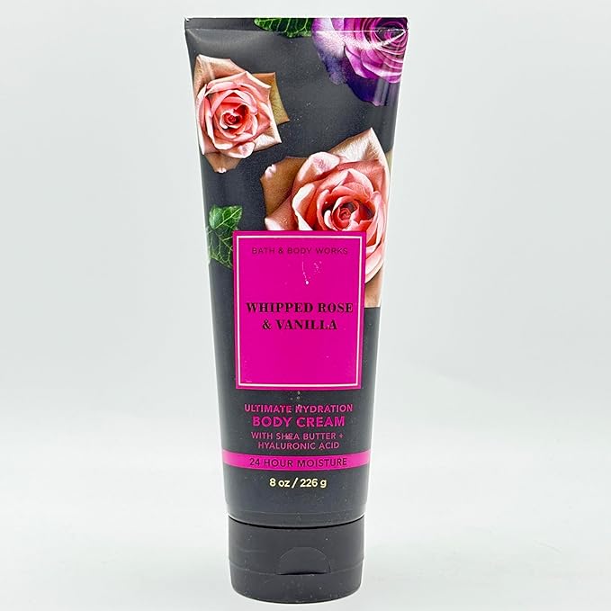 Bath & Body Works Whipped Rose & Vanilla 3-Piece Gift Set | Includes: Fine Fragrance Mist, Body Wash and Ultimate Hydration Body Cream