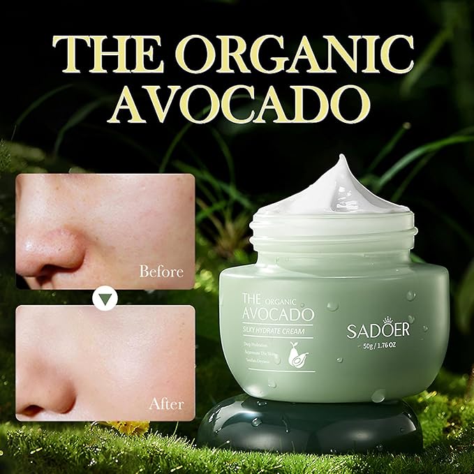 Avocado Skin Care Set for Women, 6-In-1 Skincare Gift Set With Facial Cleanser, Face Serum, Face Cream, Eye Cream, Toner, moisturizing lotion. Skin Care Sets & Kits, Hydrating Facial Kit