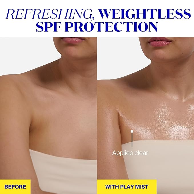 Supergoop! PLAY SPF 50 Antioxidant Body Mist w/Vitamin C - 3 fl oz, 2 Pack - Broad Spectrum Sunscreen Spray - Great for Active Days | w/Vitamin C, for Sensitive Skin