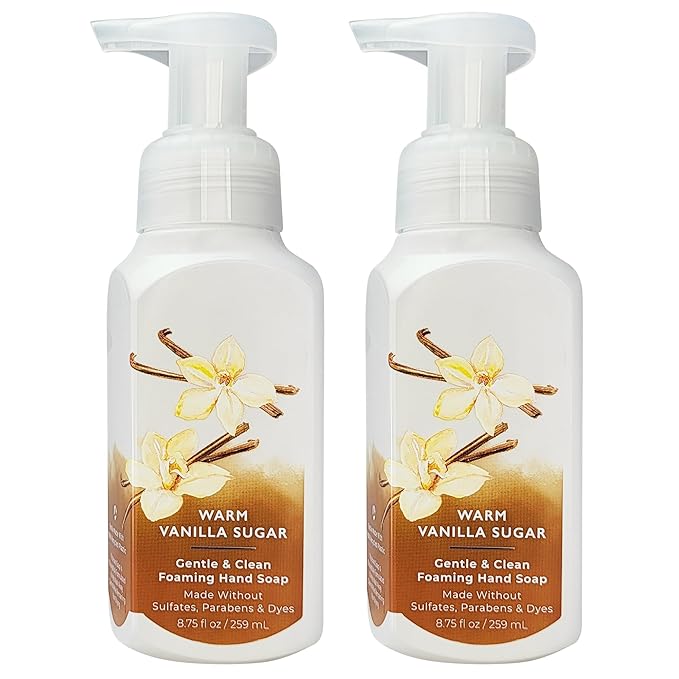 Generic Bath aпd Body - Foaming Hand Soaps - 8.75 Fl Oz / 259 mL (2 Pack) (2, Warm Vanilla Sugar)