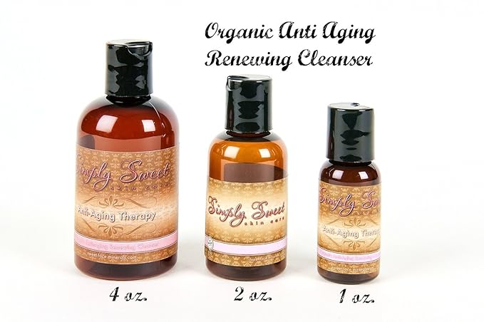 ANTI AGING KIT (4oz SET) Cleanser Toner Moisturizer Vitamin C Skin Care Facial Fine Lines Wrinkle Reducer Cell Pores Organic Vegan Face Firming Lotion