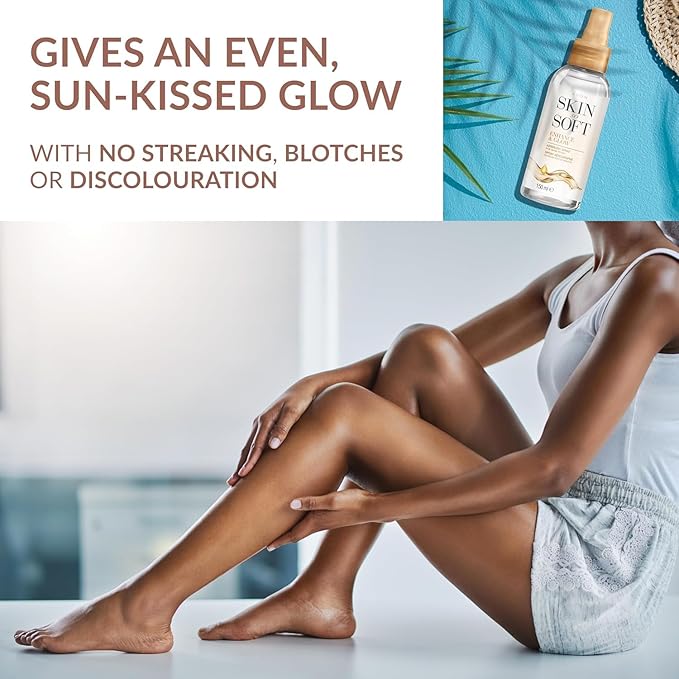 Enhance & Glow Airbrush Tanning Spray, 150ml, Sun-Kissed Glow, Quick Drying
