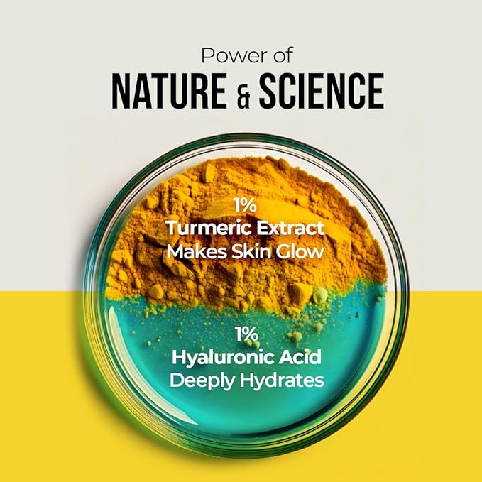 Dr. Sheth's Haldi & Hyaluronic Acid Sunscreen with 1% Hyaluronic Acid Spf 50+ Pa+++ Protects Against UVA/B & Blue Light Hydrating & Brightening For Men & Women For All Skin Type 50 g