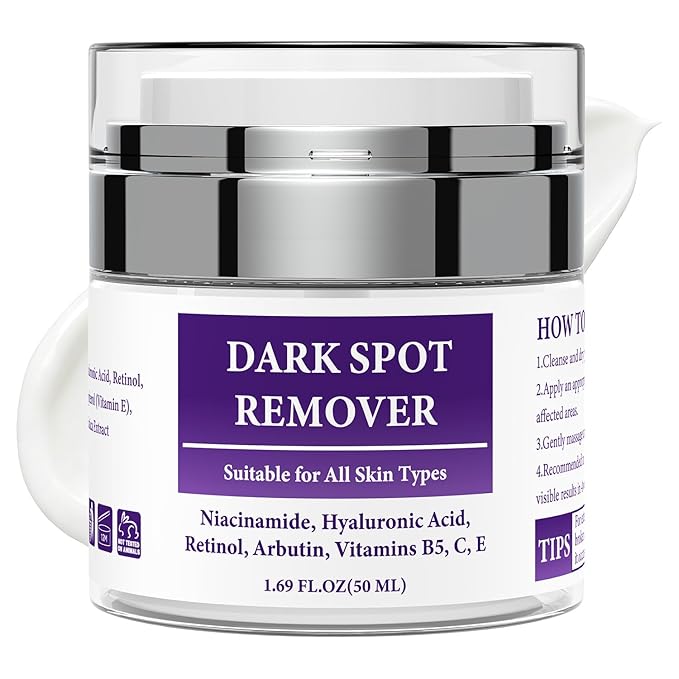 Dark Spot Remover for Face & Body, Advanced Corrector Cream with Niacinamide, Retinol, Arbutin, Hyaluronic Acid & Vitamins B5 C E, Fade Age Spots, Sun Spots, Freckles (1.69 Fl Oz)