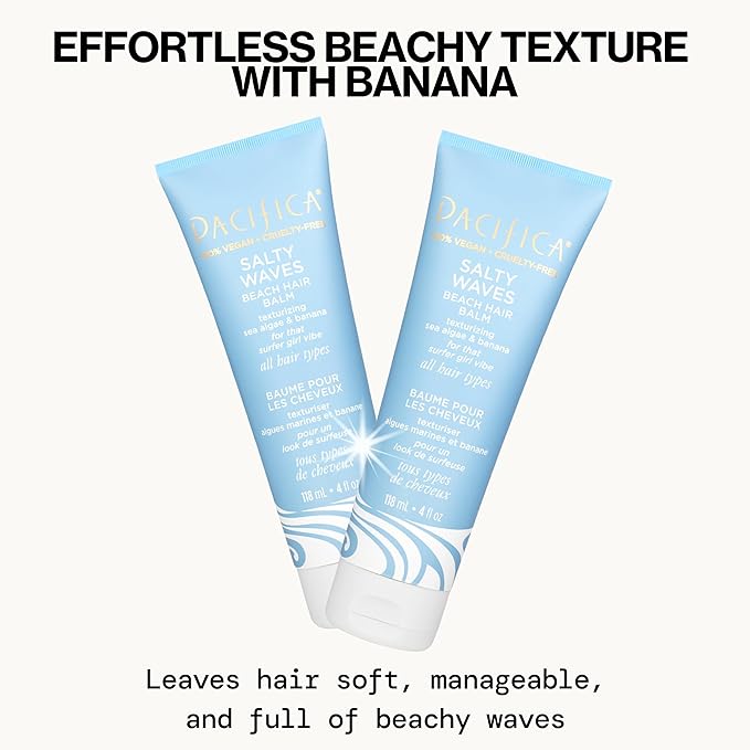 Pacifica Salty Waves Beach Hair Balm by Pacifica for Unisex - 4 oz Balm