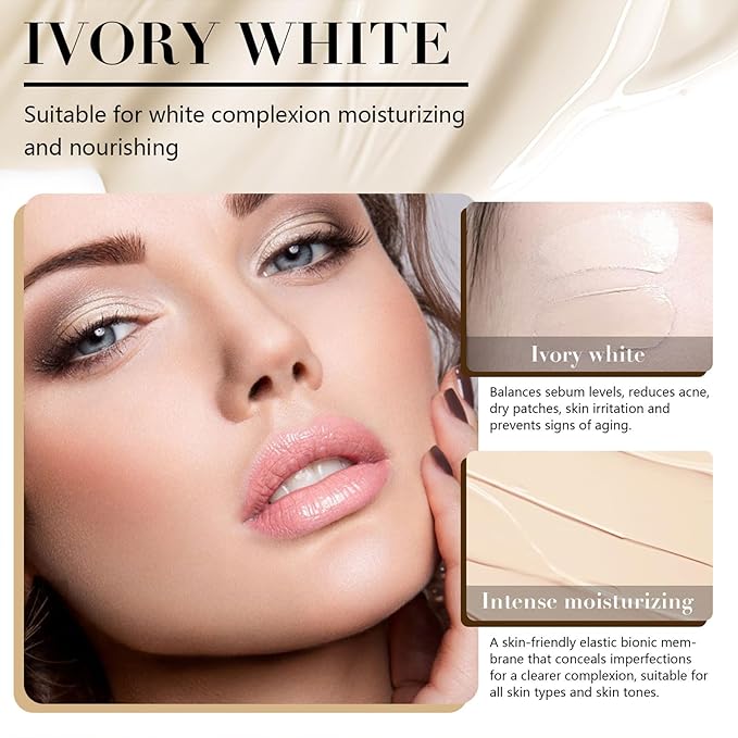 Generic 2024 New Mushroom-Head Air Cushion CC Cream, BB Cream Makeup Moisturizing Concealer, Long-Lasting Matte Waterproof Moisturizing Concealer CC Cream (Natural Skin #2)