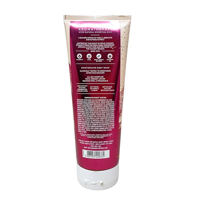 Bath & Body Works Aromatherapy Vanilla Nutmeg - Moisturizing Body Wash - Body Cream - Body Wash + Foam Bath - Body Lotion - Essential Oil Perfume Mist with a Natural Oats Soap