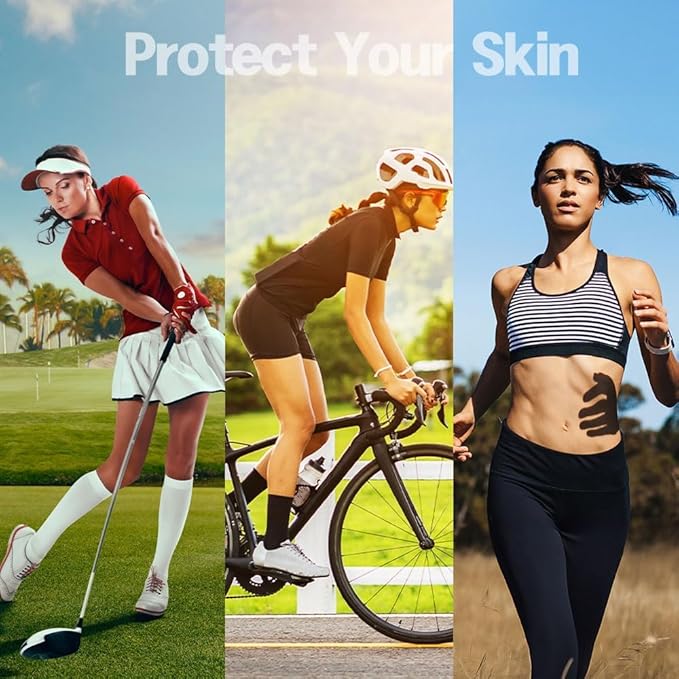 Korean Invisible Nude Sun Shield Patch – 8 Cheek Patches + 4 Nose Patches Transparent UV Protection Tape for Face - Waterproof, Breathable Hydrogel Sun Patch with Niacinamide for Golf, Running