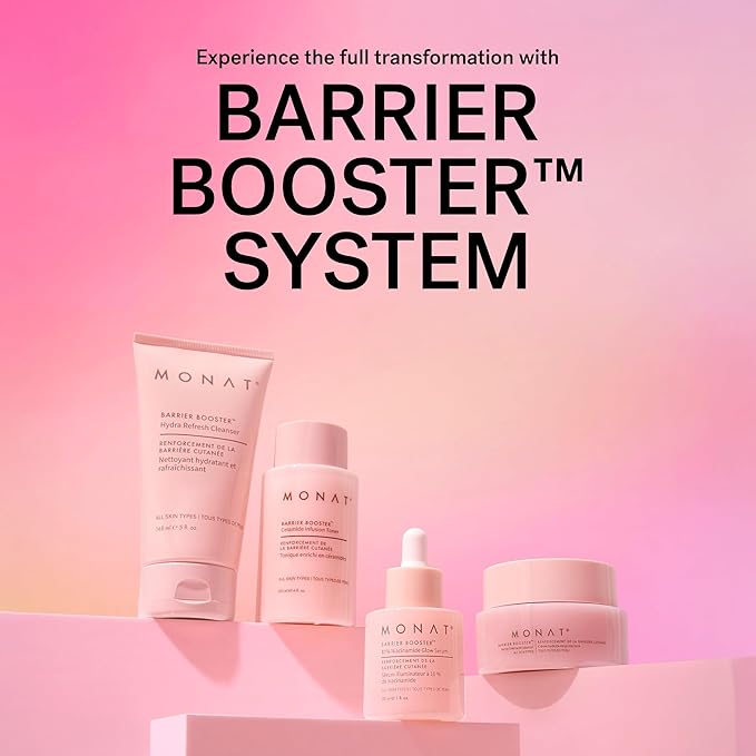 MONAT Barrier Booster™ Ceramide Infusion Toner – Hydrating, Fragrance-Free Milky Liquid for Stronger Skin Barrier, Calms Sensitivity, Preps & Soothes Face for Radiant Complexion – 120 ml / 4 fl oz