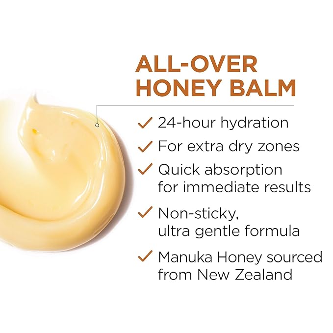 L'Oreal Paris Skincare Age Perfect Hydra-Nutrition All-Over Balm with Manuka Honey Extract and Nurturing Oils, to Soothe and Rescue Dry Skin, Paraben Free, 1.7 oz.