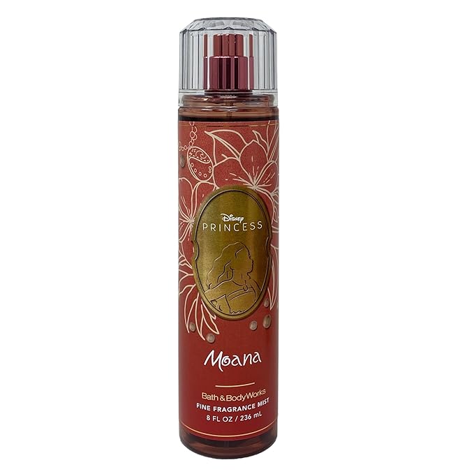 Bath & Body Works Limited Edition Princess Collection Moana Duo Gift Set - Fragrance Mist and Body Wash - with a Wild Jasmine Bar Soap - Full Size