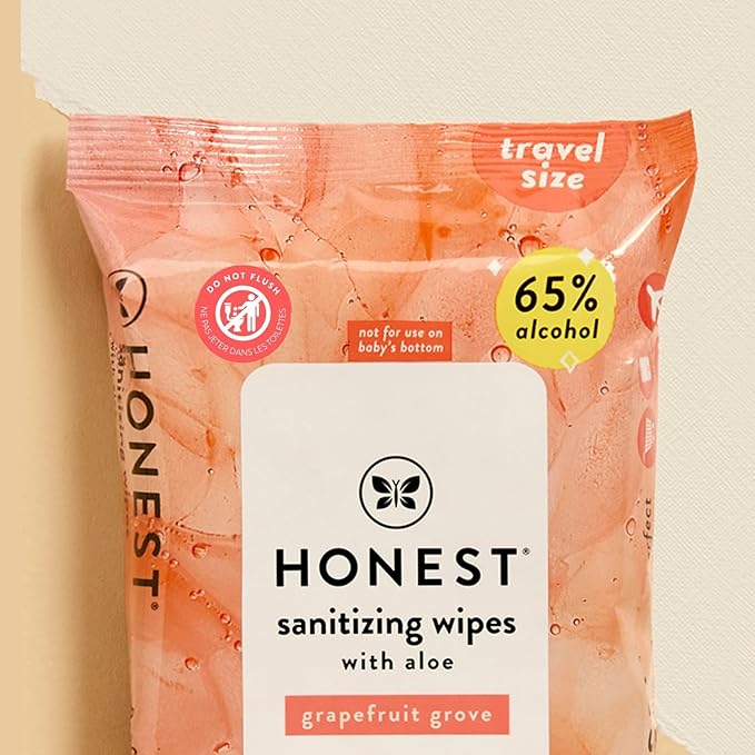 The Honest Company Baby Arrival Gift Set Newborn Essentials Welcome Box, Diapers Wipes Personal Care Diaper Rash Cream