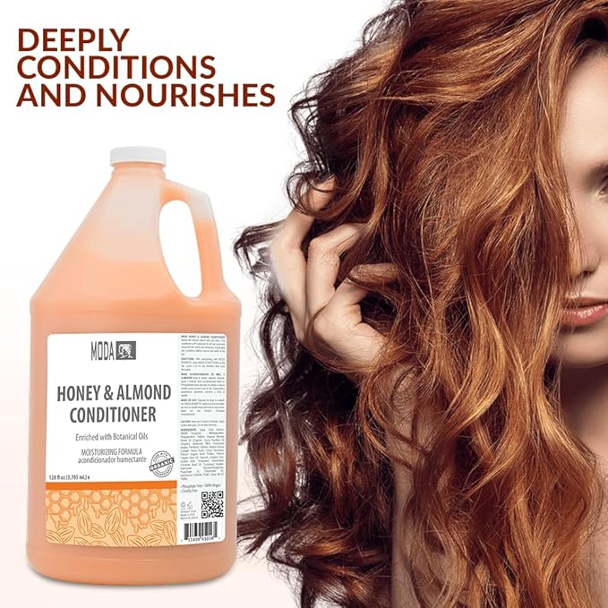 MODA Professional Hair Conditioner | Commercial Solution | Safety & Compliance, Simplified. | Transformative Results & Enhanced Reputation 128 Oz