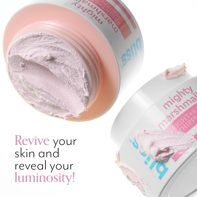 Bliss Disappearing Act Toner + Mighty Marshmallow Mask | Pore Minimizing & Radiance-Boosting Duo