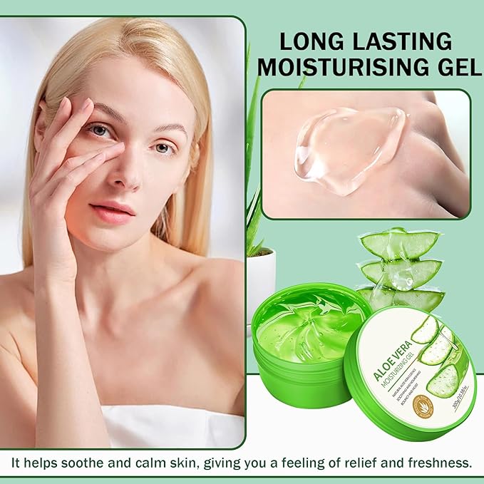 Purity Aloe Vera Gel - Hydrating Aloe Vera Gel for Face and Skin,No Sticky Moisturizing Aloe Gel D
