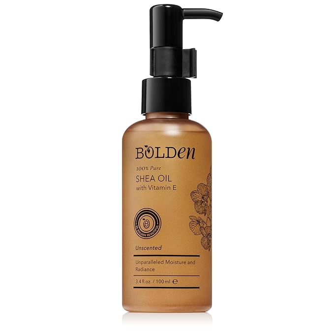 Bolden Skin Brightening Toner & Shea Oil Bundle – AHA Toner with 100% Natural Unscented Shea Oil with Vitamin E |
