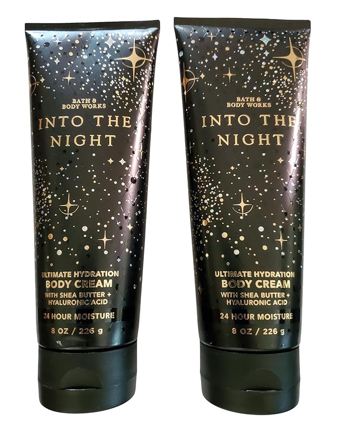 Bath & Body Works Womens Into the Night Ultimate Hydration Body Cream 8 Ounces Pack of 2