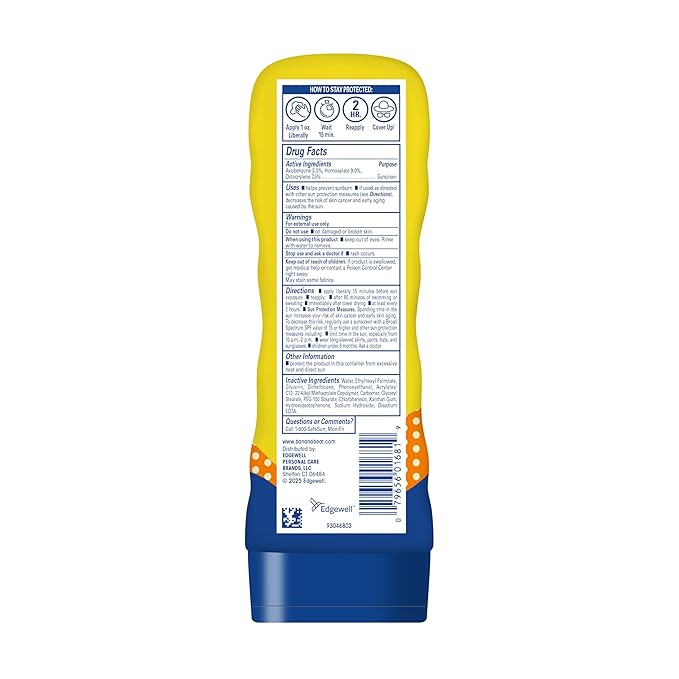 Banana Boat Kids Sport Lotion, SPF 50+, 6oz each, Twin Pack