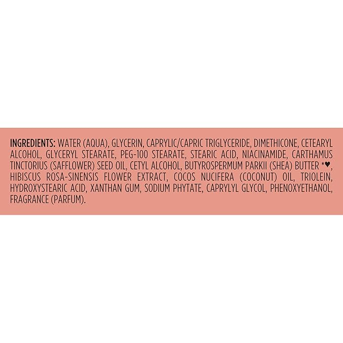 SheaMoisture Illuminating Body Lotion with Coconut Oil, Hibiscus, Niacinamide and Pro-Ceramides, Instantly Enhancing Skin's Natural Glow, 24H Moisturizing 16 oz