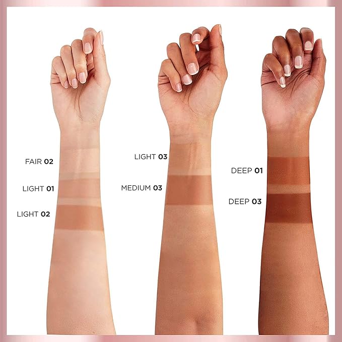 L'Oreal Paris Skin Paradise Water-infused Tinted Moisturizer with Broad Spectrum SPF 19 sunscreen lightweight, natural coverage up to 24h hydration for a fresh, glowing complexion, Deep 01, 1 fl oz