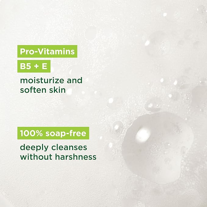Simple Kind To Skin Moisturizing Face Wash - Facial Cleanser with Vitamin B5 and E - Removes Oil, Dirt, and Other Impurities - Sulfate Free - 4 pc