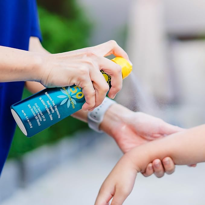 Ocean Potion Sport Sunscreen Spray SPF 50 - Broad Spectrum UVA/UVB Sunscreen | Continuous Sunscreen Spray with Vitamin E & Aloe - Lightweight, Water Resistant, Oxybenzone-Free - 5.5 oz