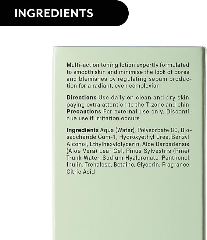 THE ACT Facial Toner for All Skin Types – Hydrating, Toning & Cleansing Toner for Face, All Types Skin, Pore Cleanser with Patented Pine Extract, Makeup Remover, Self & Skin Care Routine, 6.8 Fl Oz