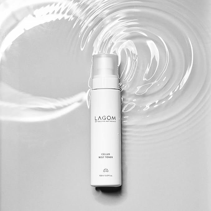 LAGOM Cellus Mist Toner, Face Moisturizer, Skin Barrier Strenghtening Hydration Spray, pH Protection, Alcohol-Free, Zero-Irritation for Sensitive Skin 4.05 fl. oz.