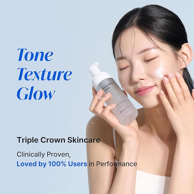 idplacosmetics Real After Care Bubble Glow Toner 5.07 fl.oz (150 ml) — Micro-Bubble with 42% Rice Bran Water & Gentle AHA/PHA/LHA Exfoliation Hydrating Korean Toner for Smoother Look