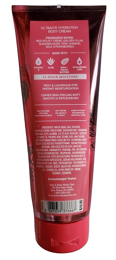 Bundle Pack Bath Body Works VELVET SUGAR Body Lotion, Body Cream & Shower Gel TRIO Pack