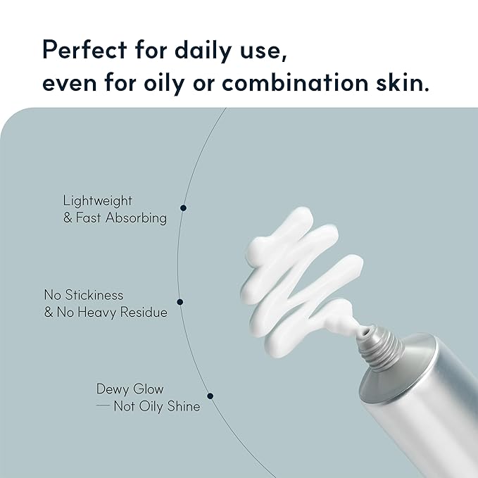 S. Nature AQUA SQUALANE MOISTURIZING CREAM | Face Moisturizer for Dry and Sensitive Skin, Vegetable Squalane 150,00ppm, Long-lasting Hydration, Pore Care Cream, Korean Skin Care (2.02 Fl Oz, 60ml)