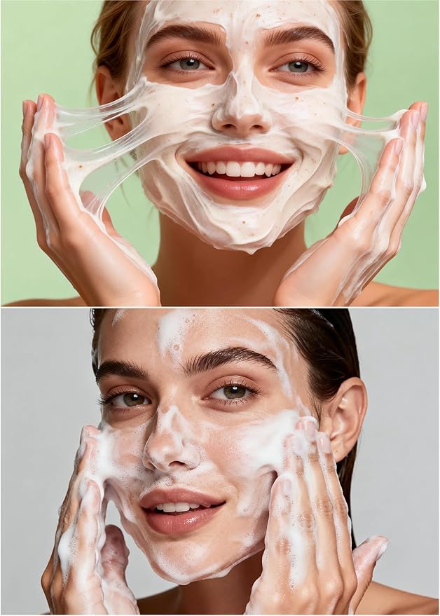Laminaria Pore Cleansing Face Wash 2-in-1 | Deep Facial Cleanser & Hydrating Cleanser with Seaweed Extract & 8 Types of Hyaluronic Acid, 120ml