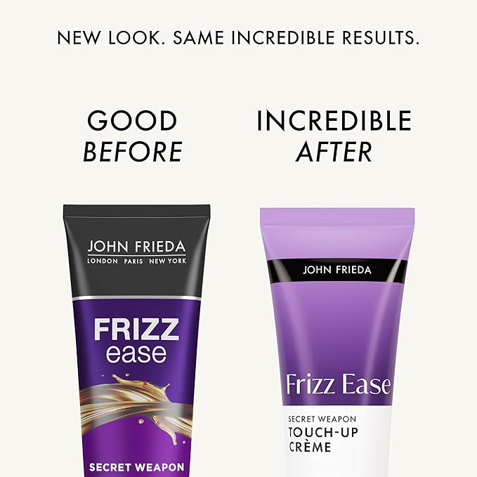 John Frieda Frizz Ease Secret Weapon Touch-Up Crème, Anti Frizz Hair Smoothing Cream, 4 fl oz