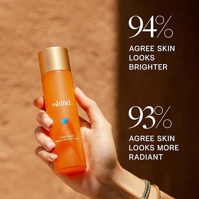 whind Oasis Splash Invigorating Glow Toner – Alcohol-Free Soothing Toner for Face Skin Care, Rich in Antioxidants – Hydrates, Brightens & Refreshes Skin – 100ml
