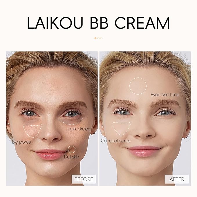 BB Cream, Long-Lasting Natural Beauty Makeup, 50g, 18-Hour Wear, Even Skin Tone & Pore Concealing (360)