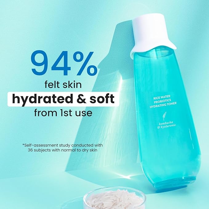Generic Rice Water Hydrating Face Toner with Hyaluronic | Rice Water Toner for All Skin Type | Alcohol-Free | Quick Absorbing & Non Sticky, for Hydrated Skin 150ml