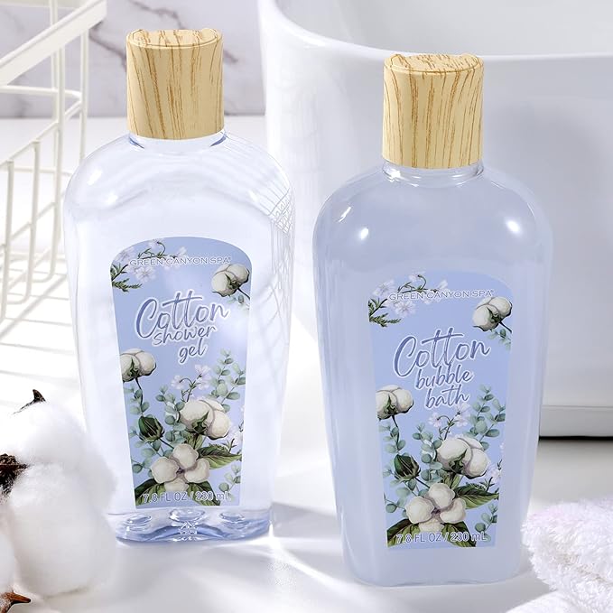 Green Canyon Spa Gifts for Women 10 Pcs Cotton Spa Gift Baskets for Women Luxurious Birthday Gift for Mom Her Friend Sister Wife Mothers Day Gifts for Her Bath and Body Gift Sets Presents for Her