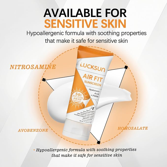 Sunscreen SPF 50 PA++++ (2 Pack) – Lightweight, Vegan Sunblock for Face & Body with Hydrating & Soothing Botanical Extracts, 1.69 fl oz Each