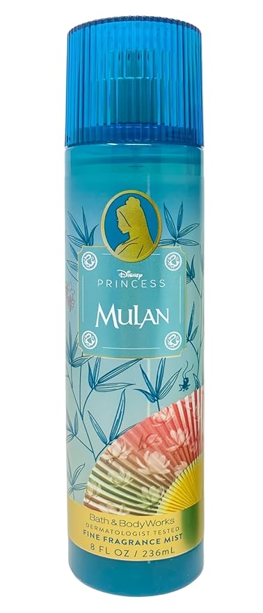 Bath & Body Works Limited Edition Princess Collection Mulan 2 Fine Fragrance Mists with an Aloe Vera Bar Soap
