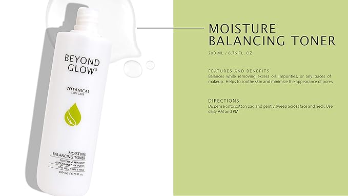 Botanical Skin Care Moisture Balancing Toner Soothe and Minimize The Appearance Of Pores for All Skin Types, 6.76 Fl Oz (BGSMBT7A)