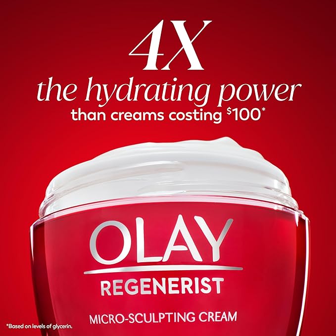 Olay Regenerist Micro-Sculpting Cream Face Moisturizer, Trial Size 0.5 oz
