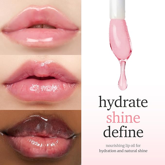 NOONI Korean Lip Oil - Applepeony | Long-Lasting, Moisturizing, Plumping, Revitalizing for Dry Lips, Waterproof, No Peel Off, Hydrating Lip Stain, Stocking Stuffers, Cute Stuff, 0.12 FL Oz