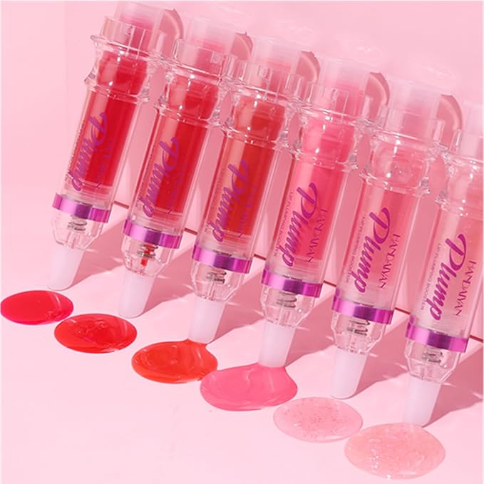 3 Colors Lip Plumping Booster, Spicy Lip Plumper Gloss Lip Plumping Oil, Ultra-Hydrating Nourishing Plump and Pout Lip Plumper, Glossy Finish Fuller Natural Lip Makeup Valentine's Day Gift-03#04#05#