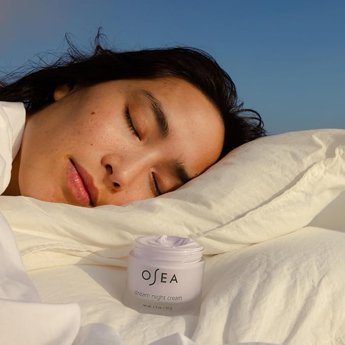 OSEA Dream Night Cream with Bio-Retinol - Anti-Aging Hydrating Face Cream with Algae-Derived Bio Retinol - Plumps, Firms, & Smooths Line and Wrinkles