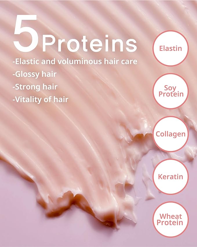 TAENG TAENG Elasticity Conditioner (17 fl.oz) – Korean Bouncy Volume Protein Conditioner for Fine, Limp Hair – pH 5.5 Keratin & Collagen, Rose Garden Perfume Scent, Paraben Free