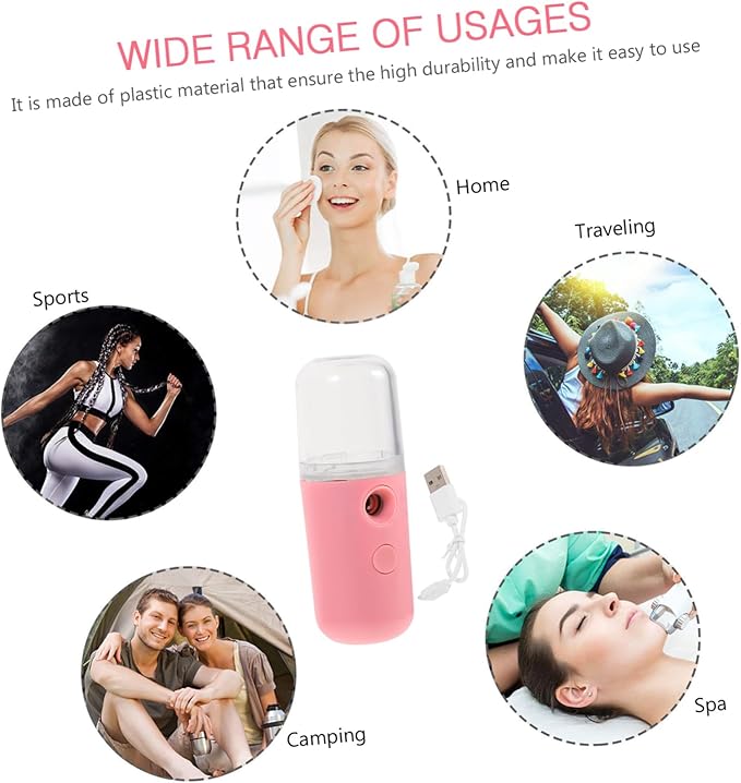 Nano Sprayer Face Sprayer Portable Hydrating Spray Toner for Face Charging Easy to Use