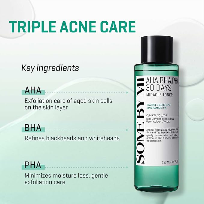 SOME BY MI AHA BHA PHA 30 Days Miracle Serum & 2EA Miracle Toner