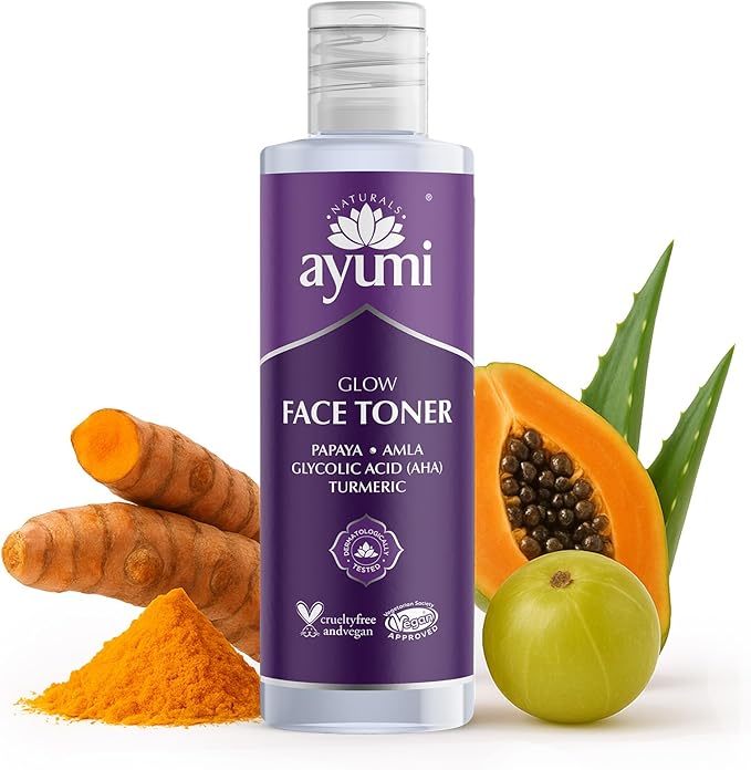Ayumi Turmeric Face Toner for Women & Men | Hydrating Toner | 5 Fl Oz
