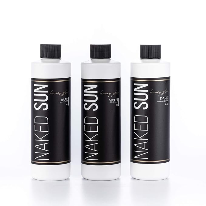 Naked Sun IonTan Pro Corded Portable Spray Tan Machine with Honey Glow Tan Solution and Professional Tanning Tent and Carry Bag Bundle also includes comprehensive Spray Tan Tranning Course.