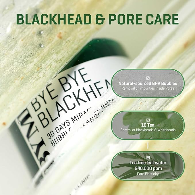 SOME BY MI AHA BHA PHA 30 Days Miracle Toner & Miracle Green Tea Tox Bubble Cleanser